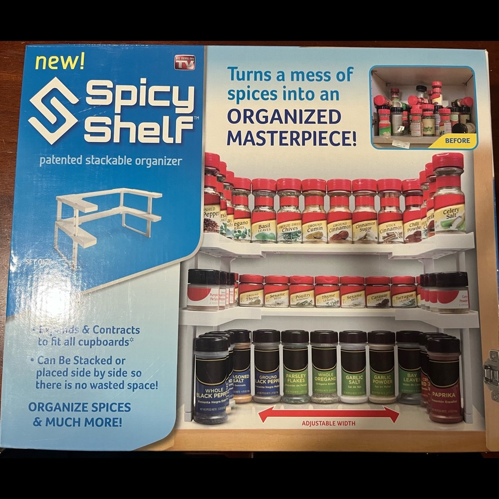 As Seen on TV Spicy Shelf.   EUC